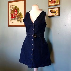 JOANIE denim dress vintage inspired